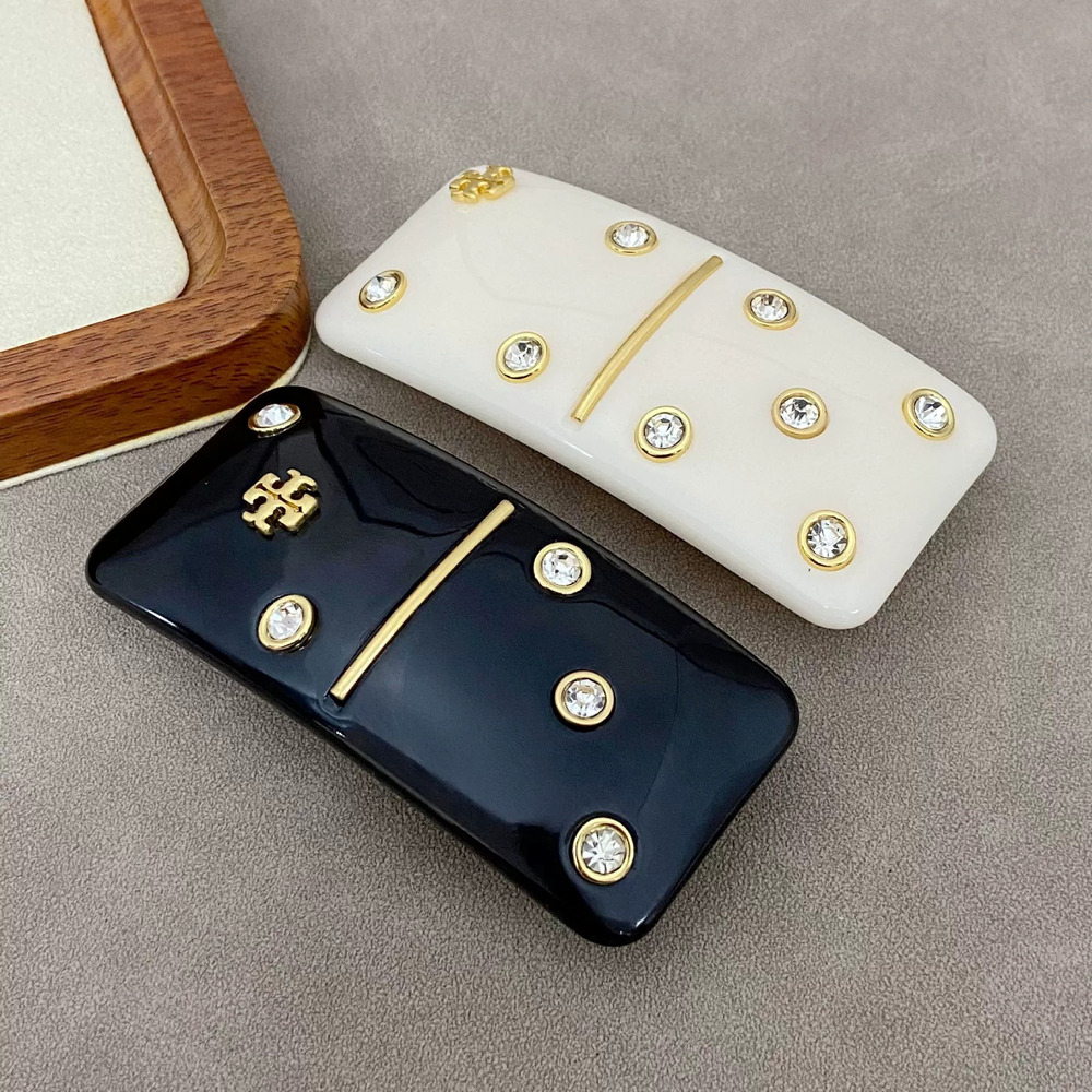 Tory Burch Rhinestone Initial Hair Clip